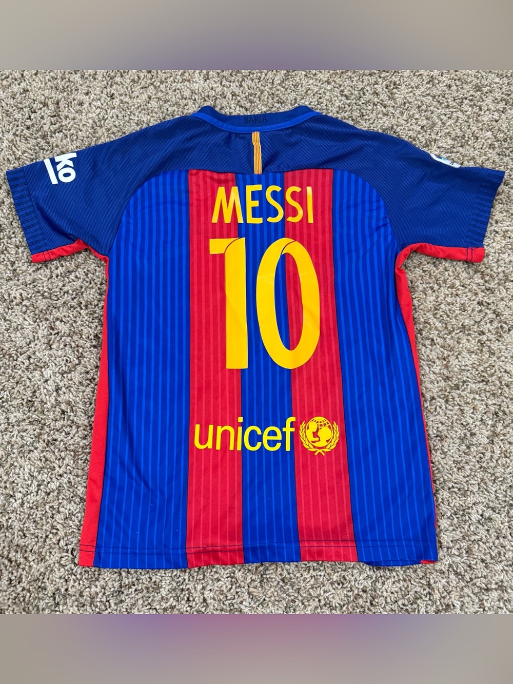Nike Lionel Messi Barcelona #10 Home Jersey Kids Sz.M? FC Barca Soccer Club